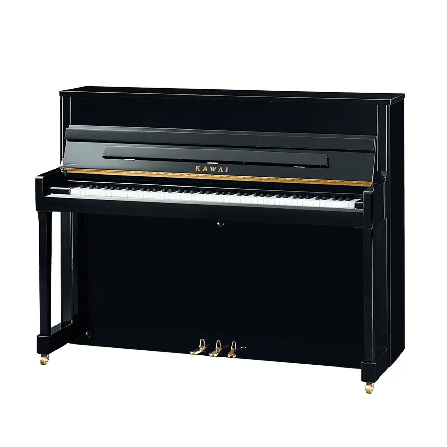 K200_1 (1) Descubre el Piano Vertical Kawai K200: Mecánica Millennium III y sonido superior en 114cm. Ideal para estudiantes y profesionales. ¡Control y calidad!