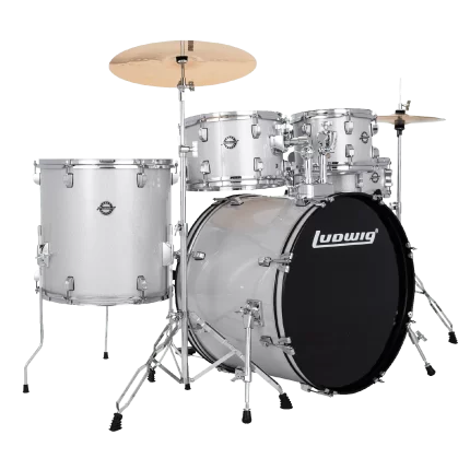 Batería Ludwig Accent Plateada Sparkle LC19515